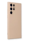 BFS  Samsung Galaxy S23 Ultra Kılıf Nano içi Kadife Silikon - Pudra