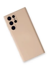 BFS  Samsung Galaxy S23 Ultra Kılıf Nano içi Kadife Silikon - Pudra