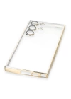 BFS  Samsung Galaxy S23 Ultra Kılıf Razer Lensli Silikon - Gold