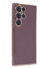 BFS Samsung Galaxy S23 Ultra Kılıf Volet Silikon - Mor