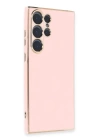 BFS  Samsung Galaxy S23 Ultra Kılıf Volet Silikon - Pembe