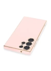 BFS  Samsung Galaxy S23 Ultra Kılıf Volet Silikon - Pembe