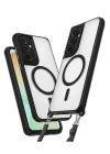 BFS  Samsung Galaxy S24 FE Kılıf Enka Magsafe Silikon Kılıf - Siyah