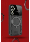 BFS Samsung Galaxy S24 FE Kılıf Joy Lens Standlı Kapak - Mor