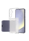 BFS  Samsung Galaxy S24 FE Kılıf Kart Şeffaf Silikon - Şeffaf