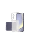 BFS  Samsung Galaxy S24 FE Kılıf Kart Şeffaf Silikon - Şeffaf