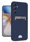 BFS  Samsung Galaxy S24 FE Kılıf Kelvin Kartvizitli Silikon - Lacivert