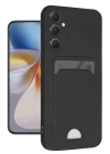 BFS  Samsung Galaxy S24 FE Kılıf Kelvin Kartvizitli Silikon - Siyah