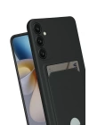 BFS  Samsung Galaxy S24 FE Kılıf Kelvin Kartvizitli Silikon - Siyah