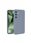 BFS  Samsung Galaxy S24 FE Kılıf Nano içi Kadife Silikon - Gri