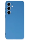 BFS  Samsung Galaxy S24 FE Kılıf Nano içi Kadife Silikon - Mavi
