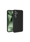 BFS  Samsung Galaxy S24 FE Kılıf Nano içi Kadife Silikon - Siyah