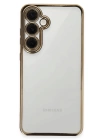 BFS  Samsung Galaxy S24 FE Kılıf Razer Lensli Silikon - Gold