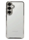 BFS  Samsung Galaxy S24 FE Kılıf Razer Lensli Silikon - Gümüş