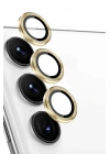 BFS  Samsung Galaxy S24 FE Raze Metal Kamera Lens - Sarı