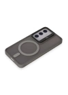 BFS  Samsung Galaxy S24 Flet Lens Magsafe Kapak - Gri