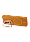 BFS  Samsung Galaxy S24 Flet Lens Magsafe Kapak - Turuncu