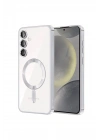 BFS  Samsung Galaxy S24 Kılıf Kross Magneticsafe Kapak - Titan Gri