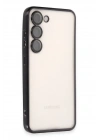 BFS Samsung Galaxy S24 Kılıf Lensli Silikon - Siyah