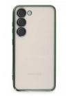 BFS Samsung Galaxy S24 Kılıf Lensli Silikon - Yeşil