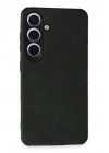 BFS Samsung Galaxy S24 Kılıf Loop Deri Silikon - Yeşil