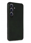 BFS Samsung Galaxy S24 Kılıf Loop Deri Silikon - Yeşil