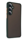 BFS  Samsung Galaxy S24 Kılıf Montreal Silikon Kapak - Yeşil