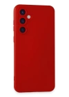 BFS  Samsung Galaxy S24 Kılıf Nano içi Kadife Silikon - Kırmızı