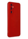 BFS  Samsung Galaxy S24 Kılıf Nano içi Kadife Silikon - Kırmızı