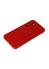BFS  Samsung Galaxy S24 Kılıf Nano içi Kadife Silikon - Kırmızı