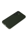 BFS  Samsung Galaxy S24 Kılıf Nano içi Kadife Silikon - Koyu Yeşil
