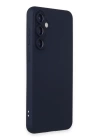 BFS  Samsung Galaxy S24 Kılıf Nano içi Kadife Silikon - Lacivert