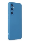 BFS  Samsung Galaxy S24 Kılıf Nano içi Kadife Silikon - Mavi