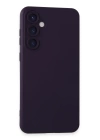 BFS  Samsung Galaxy S24 Kılıf Nano içi Kadife Silikon - Mor