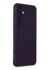 BFS  Samsung Galaxy S24 Kılıf Nano içi Kadife Silikon - Mor