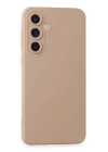 BFS  Samsung Galaxy S24 Kılıf Nano içi Kadife Silikon - Pudra