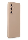 BFS  Samsung Galaxy S24 Kılıf Nano içi Kadife Silikon - Pudra
