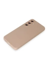 BFS  Samsung Galaxy S24 Kılıf Nano içi Kadife Silikon - Pudra