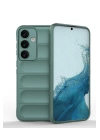 BFS  Samsung Galaxy S24 Kılıf Optimum Silikon - Koyu Yeşil
