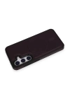BFS  Samsung Galaxy S24 Kılıf Ozzi Magsafe Deri Kapak - Derin Mor