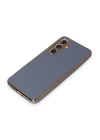 BFS  Samsung Galaxy S24 Kılıf Volet Silikon - Mavi