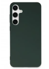 BFS  Samsung Galaxy S24 Plus Kılıf First Silikon - Koyu Yeşil