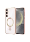 BFS  Samsung Galaxy S24 Plus Kılıf Kross Magneticsafe Kapak - Rose