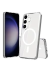BFS  Samsung Galaxy S24 Plus Kılıf Magneticsafe Şeffaf Silikon - Şeffaf