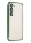 BFS  Samsung Galaxy S24 Plus Kılıf Razer Lensli Silikon - Yeşil