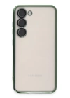 BFS  Samsung Galaxy S24 Plus Kılıf Razer Lensli Silikon - Yeşil