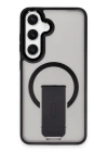 BFS  Samsung Galaxy S24 Plus Tork Magsafe Standlı Kapak - Siyah