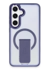 BFS  Samsung Galaxy S24 Tork Magsafe Standlı Kapak - Lacivert