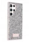 BFS  Samsung Galaxy S24 Ultra Bright Simli Kapak - Gümüş