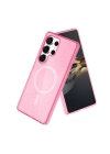 BFS  Samsung Galaxy S24 Ultra Kılıf Glow Magsafe Kapak - Pembe